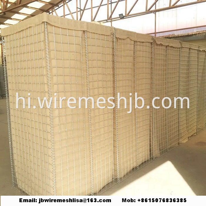 Defensive Bastion Hesco Barriers For Military Sand Wall